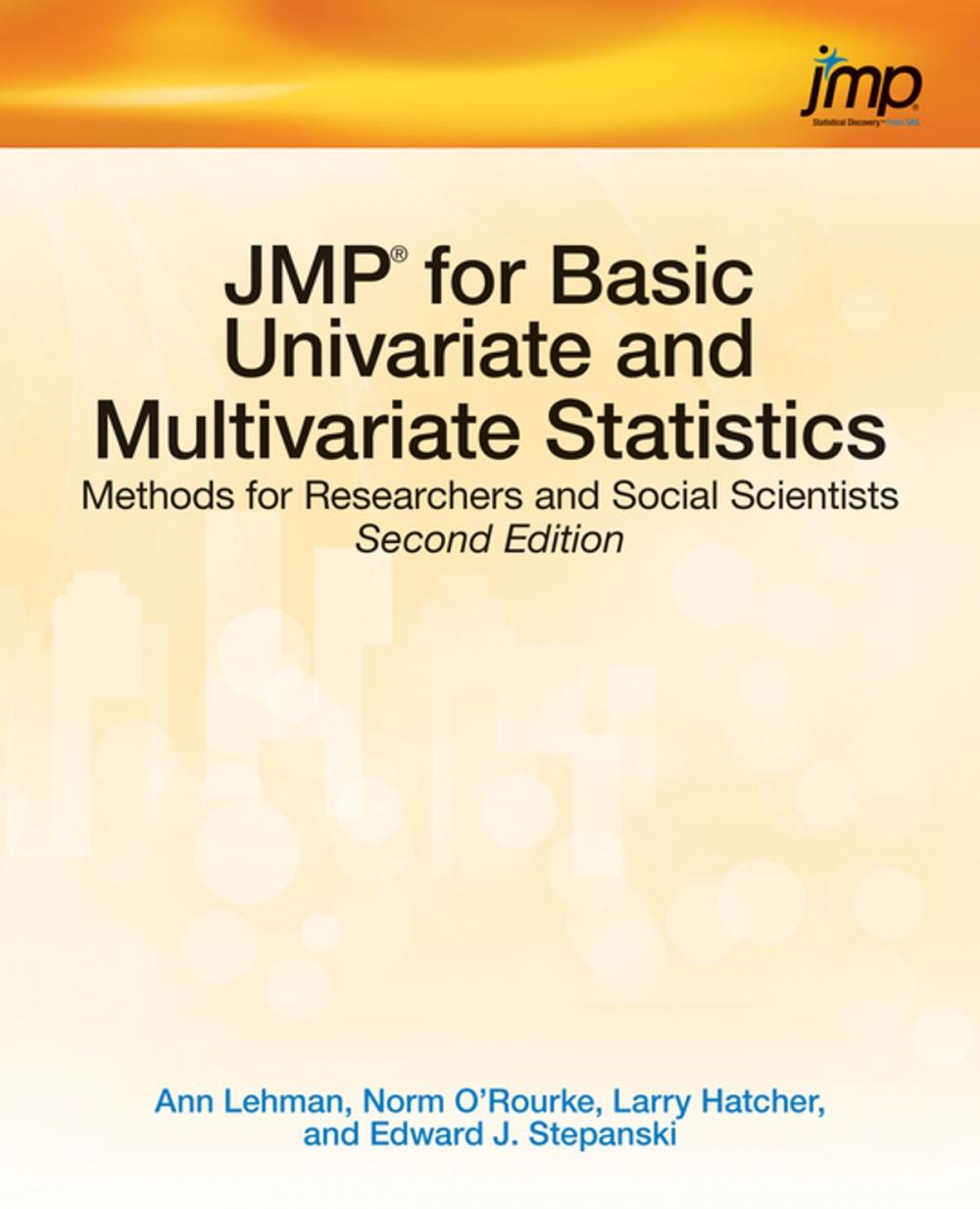 Big bigCover of JMP for Basic Univariate and Multivariate Statistics