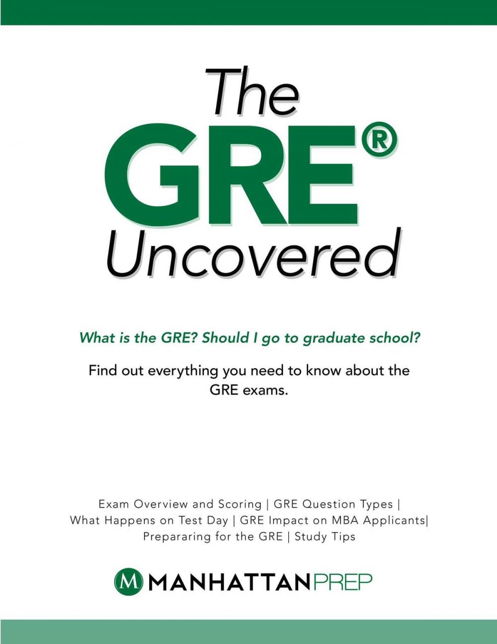 Big bigCover of GRE Uncovered