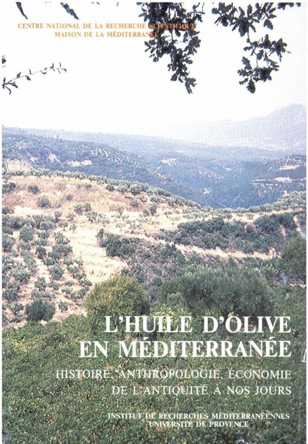 Big bigCover of L'huile d'olive en Méditerranée