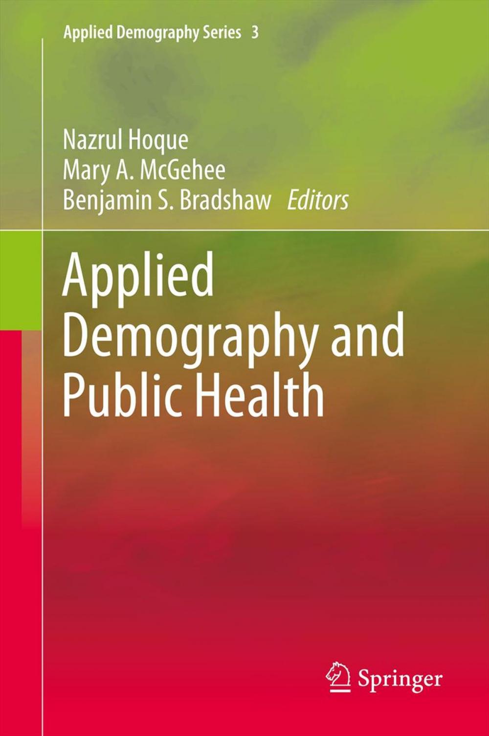 Big bigCover of Applied Demography and Public Health