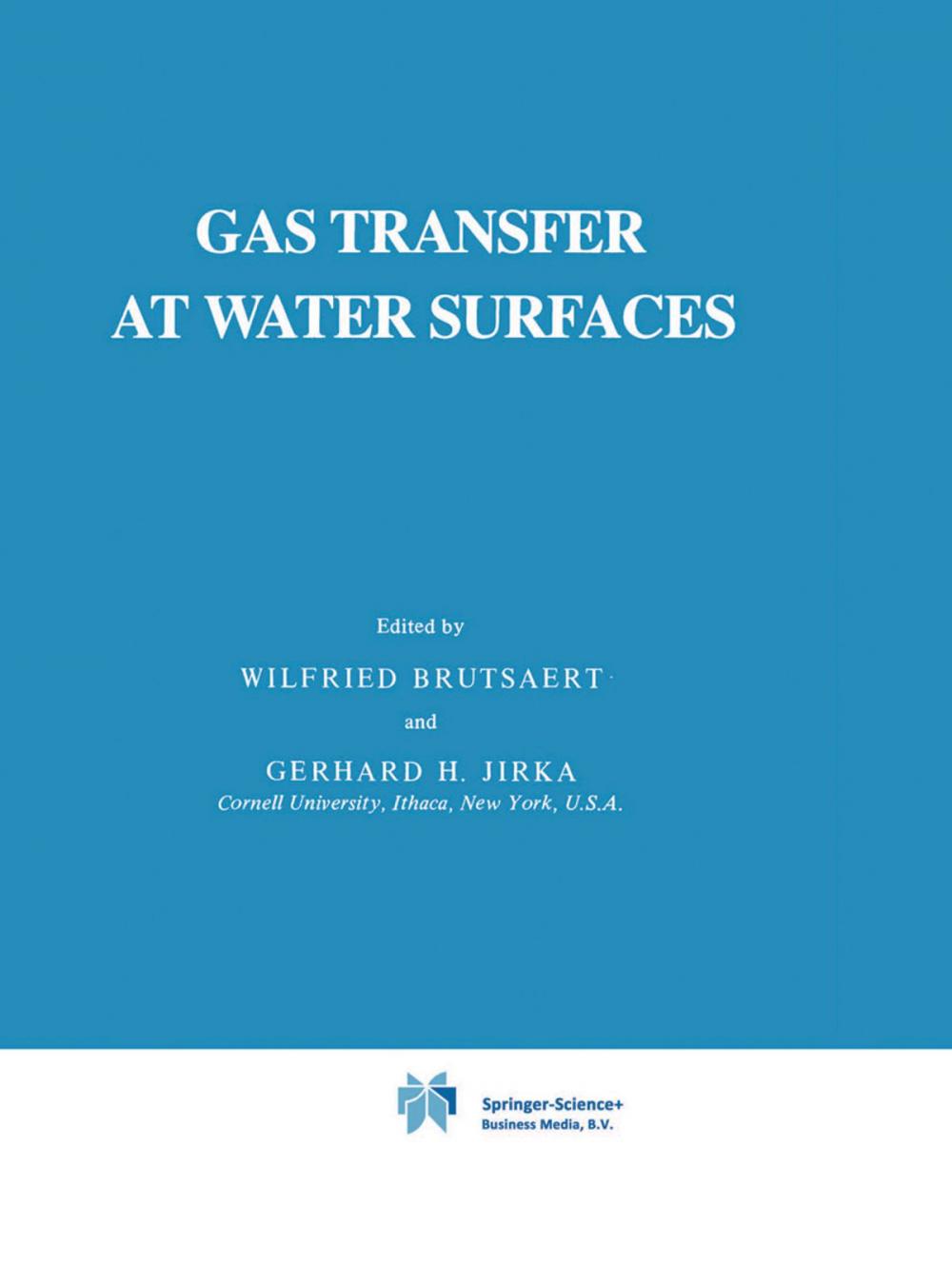 Big bigCover of Gas Transfer at Water Surfaces