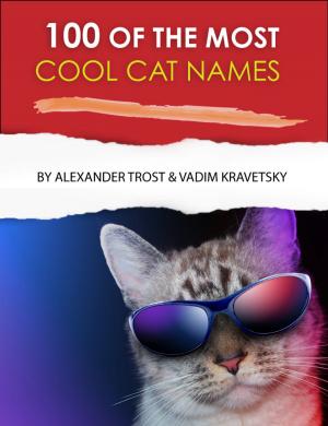 Book cover of 100 of the Most Cool Cat Names