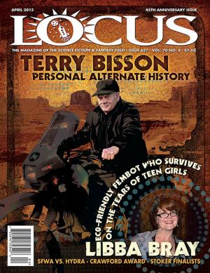 Cover of Locus Magazine, Issue 627, April 2013