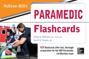 Cover of the book McGraw Hill's Paramedic Flashcards by Douglas Rollins, Donald Blumenthal