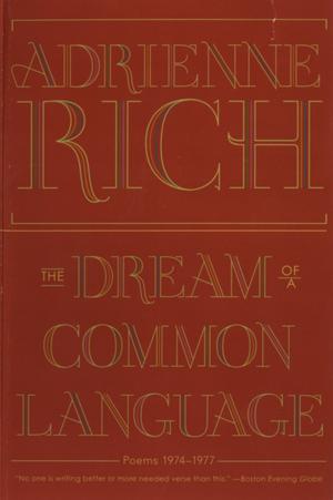bigCover of the book The Dream of a Common Language: Poems 1974-1977 by 