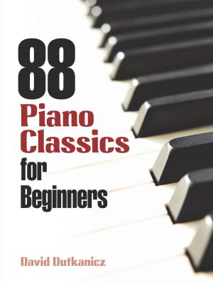 Book cover of 88 Piano Classics for Beginners