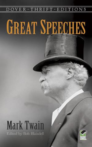 Cover of the book Great Speeches by Mark Twain by Morton D. Davis