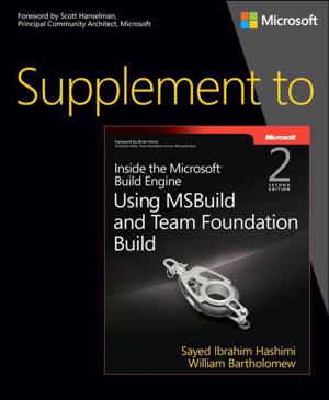 Cover of the book Supplement to Inside the Microsoft Build Engine by Yuri Diogenes, Jeff Gilbert