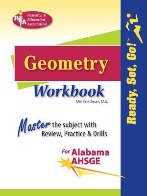 Cover of the book AL AHSGE Geometry Workbook by Larry Krieger, Gregory Feldmeth