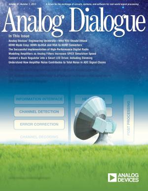 Book cover of Analog Dialogue, Volume 47, Number 1
