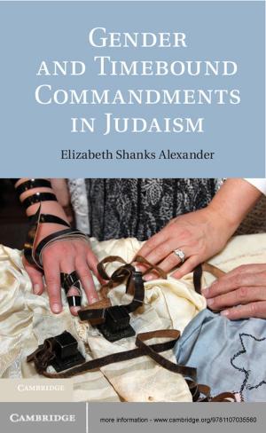 Book cover of Gender and Timebound Commandments in Judaism