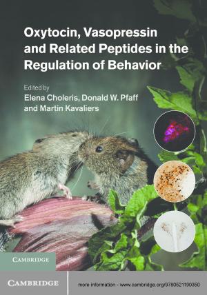Cover of the book Oxytocin, Vasopressin and Related Peptides in the Regulation of Behavior by 