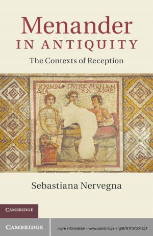 Cover of the book Menander in Antiquity by Professor Emily Dalgarno