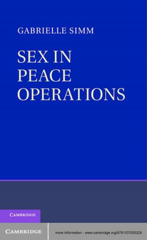 Cover of the book Sex in Peace Operations by Federico Lupo-Pasini