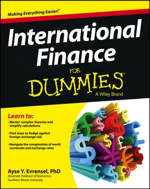 Cover of the book International Finance For Dummies by R. Christopher Whalen