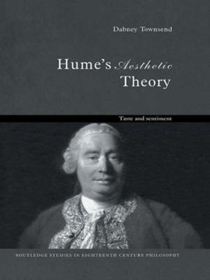 Cover of the book Hume's Aesthetic Theory by James Sears