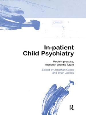 Cover of the book In-patient Child Psychiatry by Brian Jackson