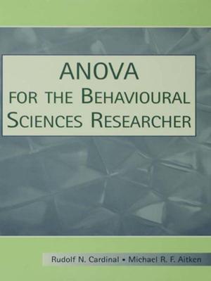Cover of the book ANOVA for the Behavioral Sciences Researcher by Arthur K. Ellis, John B. Bond