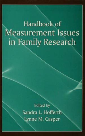 Cover of the book Handbook of Measurement Issues in Family Research by Melinda S. Zook