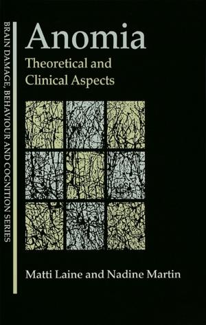 Cover of the book Anomia by John Hughson, David Inglis, Marcus W. Free