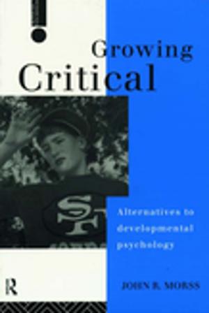 Cover of the book Growing Critical by David Yellin