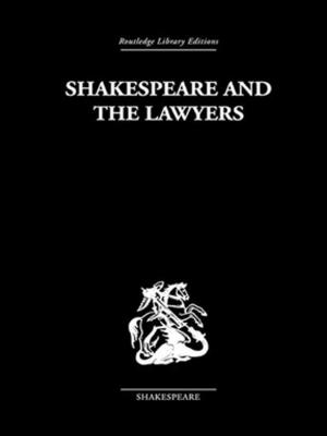 Cover of the book Shakespeare and the Lawyers by Aldo Mascareño, Kathya Araujo