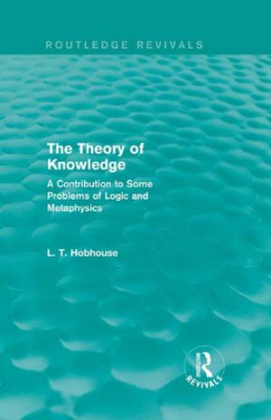Book cover of The Theory of Knowledge (Routledge Revivals)