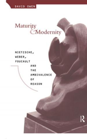 Cover of the book Maturity and Modernity by Sarah H. Broman, Paul L. Nichols, Peter Shaughnessy, Wallace Kennedy