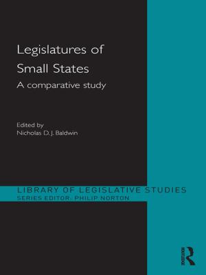 Cover of the book Legislatures of Small States by David Kauzlarich, Dawn Rothe
