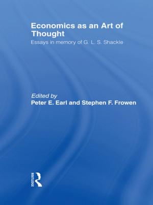Cover of the book Economics as an Art of Thought by G. Collier, Gary James Collier