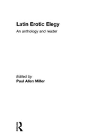 Cover of the book Latin Erotic Elegy by Louis Millet