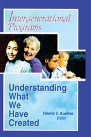 Cover of the book Intergenerational Programs by Joanna Woronkowicz, D. Carroll Joynes, Norman Bradburn