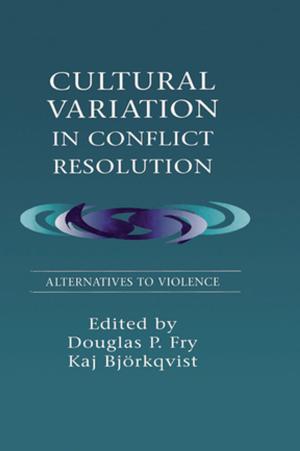 Cover of the book Cultural Variation in Conflict Resolution by Yasuko Kameyama