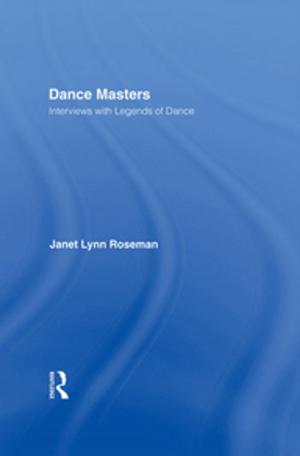 Cover of the book Dance Masters by Eric Laws, Maree Thyne