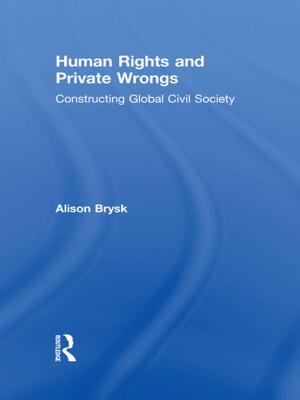 Book cover of Human Rights and Private Wrongs