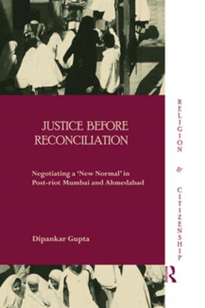 Cover of the book Justice before Reconciliation by Mark Dooley, Liam Kavanagh