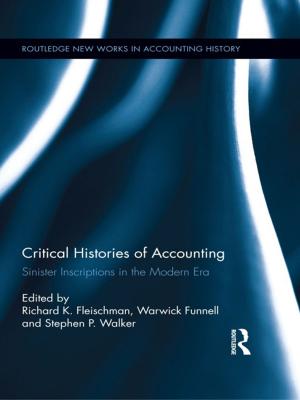 Cover of the book Critical Histories of Accounting by John C Domino