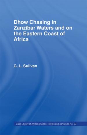 Book cover of Dhow Chasing in Zanzibar Waters