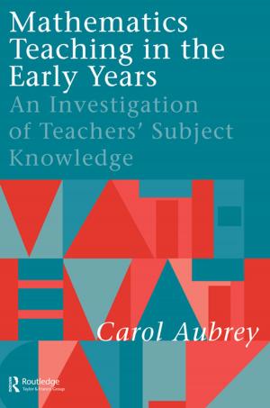 Cover of the book Mathematics Teaching in the Early Years by Jackie Leach Scully