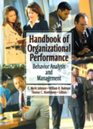 Cover of the book Handbook of Organizational Performance by Martyn Percy