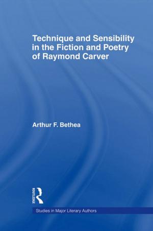 Cover of the book Technique and Sensibility in the Fiction and Poetry of Raymond Carver by Piaget, Jean