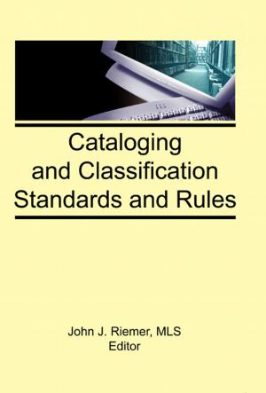 Cover of the book Cataloging and Classification Standards and Rules by Guy Beresford