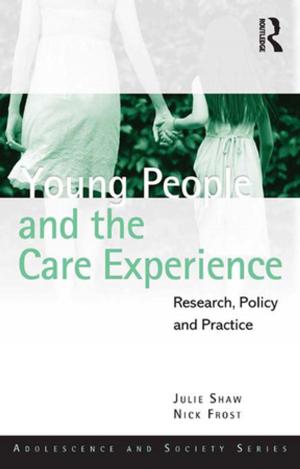 Book cover of Young People and the Care Experience