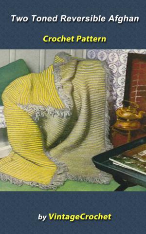 bigCover of the book Two Toned Reversible Afghan Vntage Crochet Pattern by 