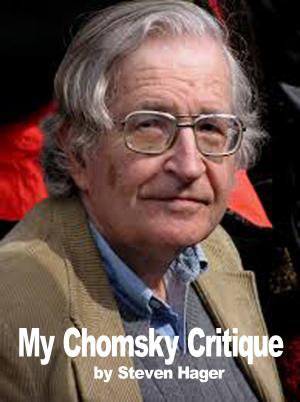 Cover of the book My Chomsky Critique by Steven Hager