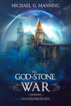 Cover of the book Mageborn: The God-Stone War (Book 4) by Aliette de Bodard, Yoon Ha Lee, Margaret Ronald, Marissa Lingen, Tony Pi, Tom Crosshill