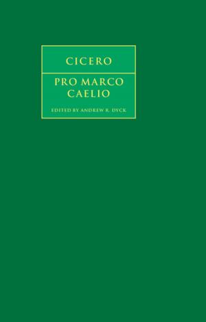 Book cover of Cicero: Pro Marco Caelio