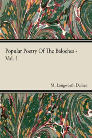 Book cover of Popular Poetry Of The Baloches - Vol 1