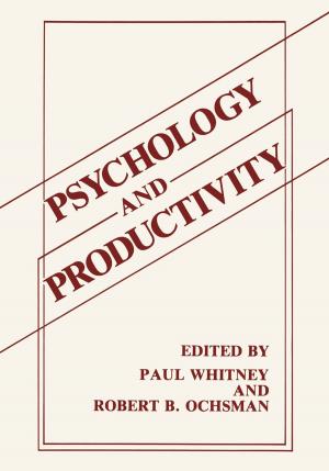 Book cover of Psychology and Productivity