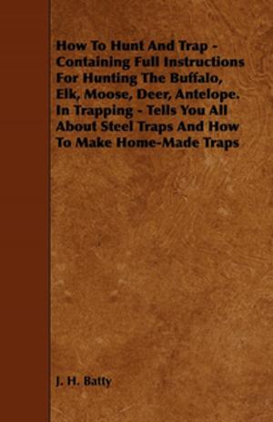 bigCover of the book How To Hunt And Trap - Containing Full Instructions For Hunting The Buffalo, Elk, Moose, Deer, Antelope. In Trapping - Tells You All About Steel Traps And How To Make Home-Made Traps by 